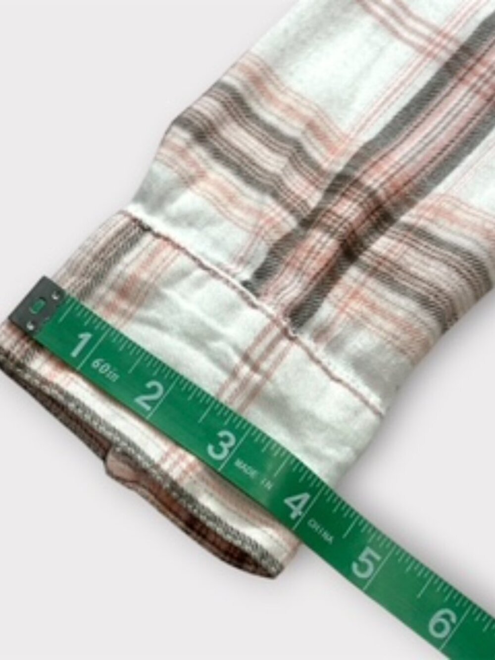 Jessica Simpson Womens Plaid Button-Up Shirt Long Sleeve Pink Multicolor Size L - Picture 13 of 15